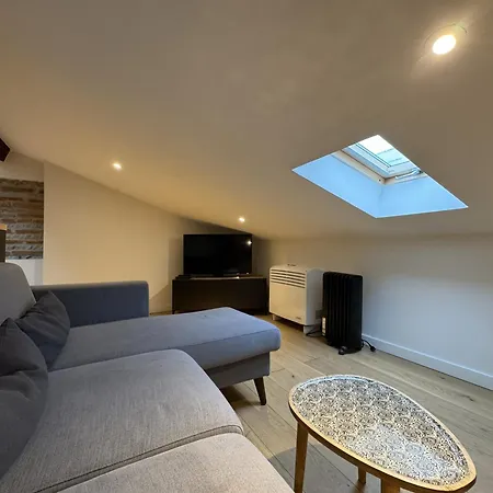Cocon Mansarde - Velux Et Clim - Hyper Centre 아파트 *