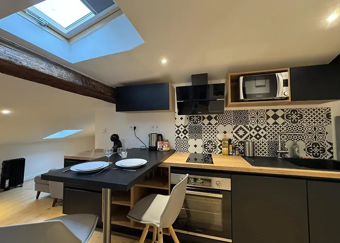 شقة Cocon Mansarde - Velux Et Clim - Hyper Centre تولوز